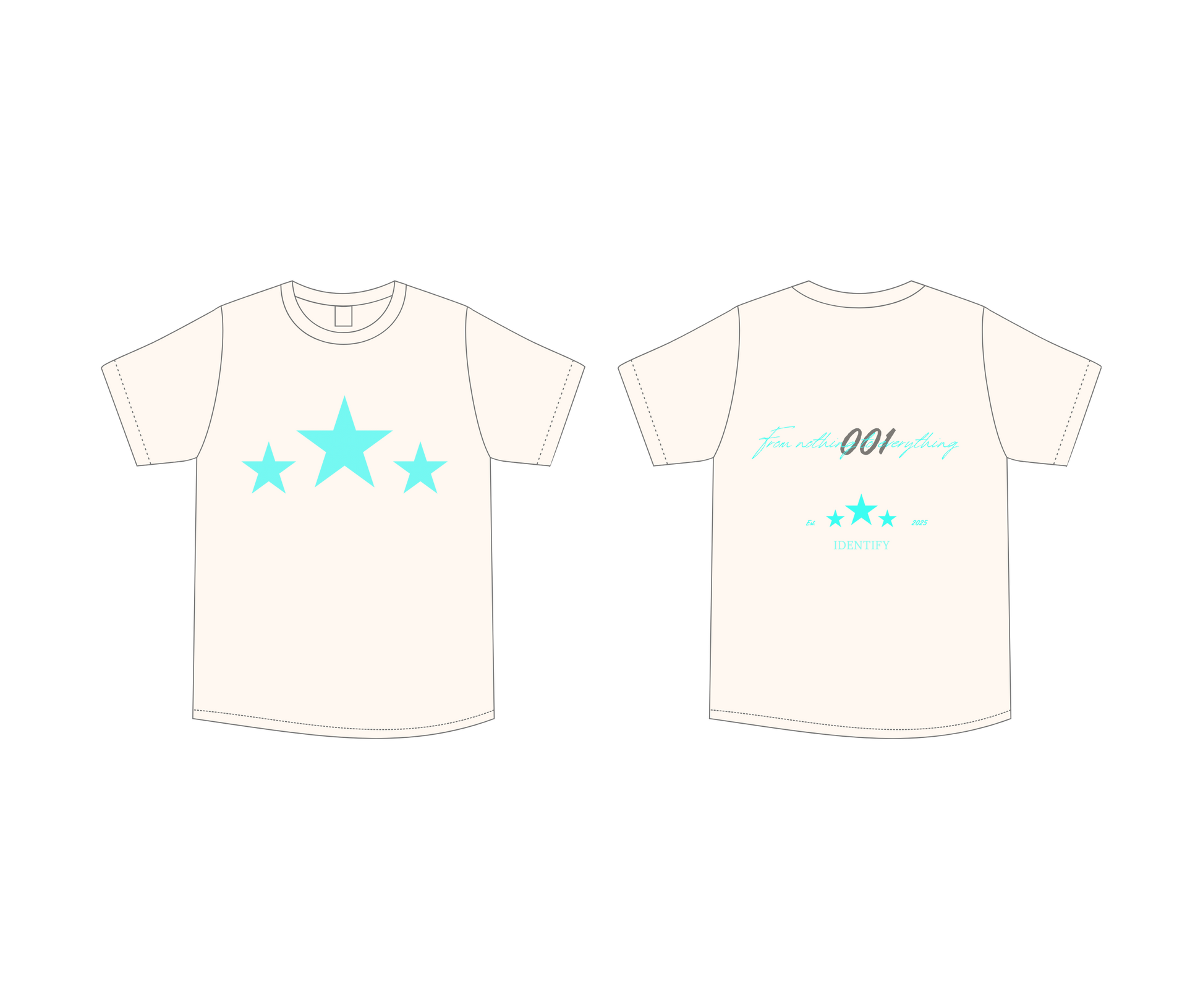 Men’s box tee.