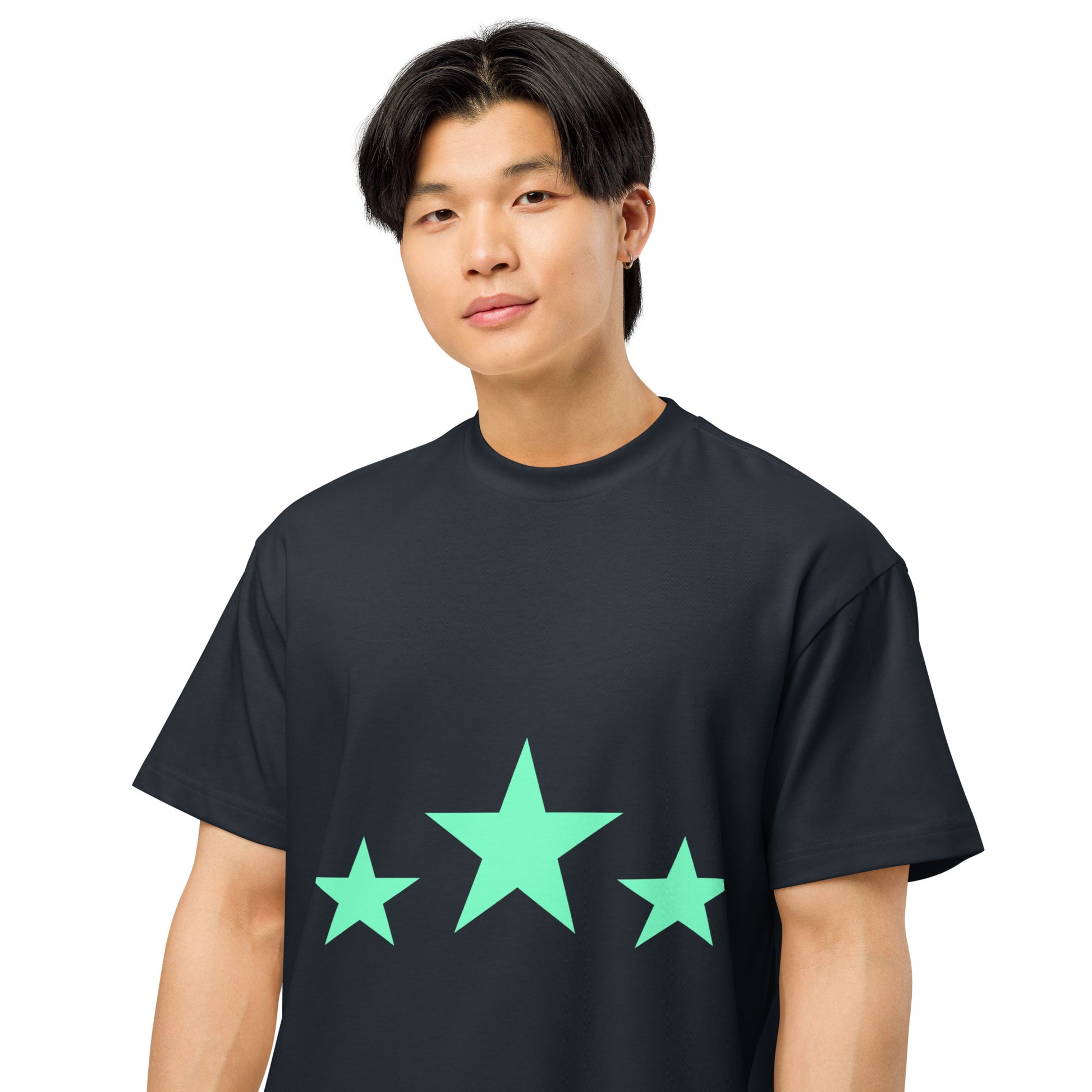 Men’s box tee.