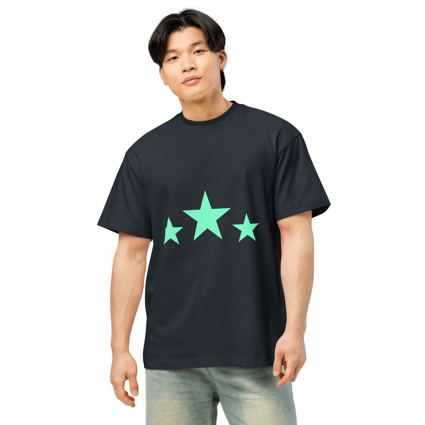Men’s box tee.