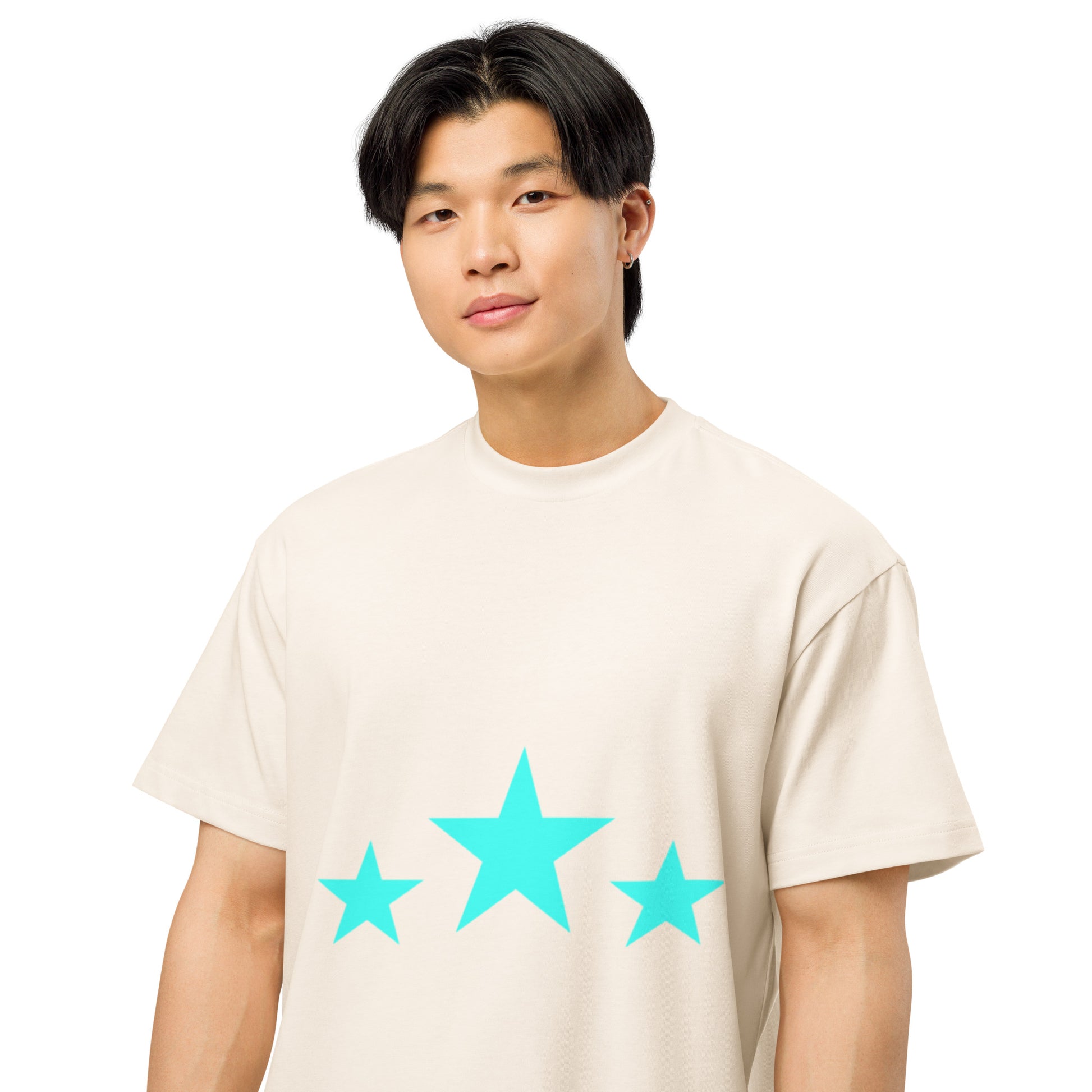 Men’s box tee.