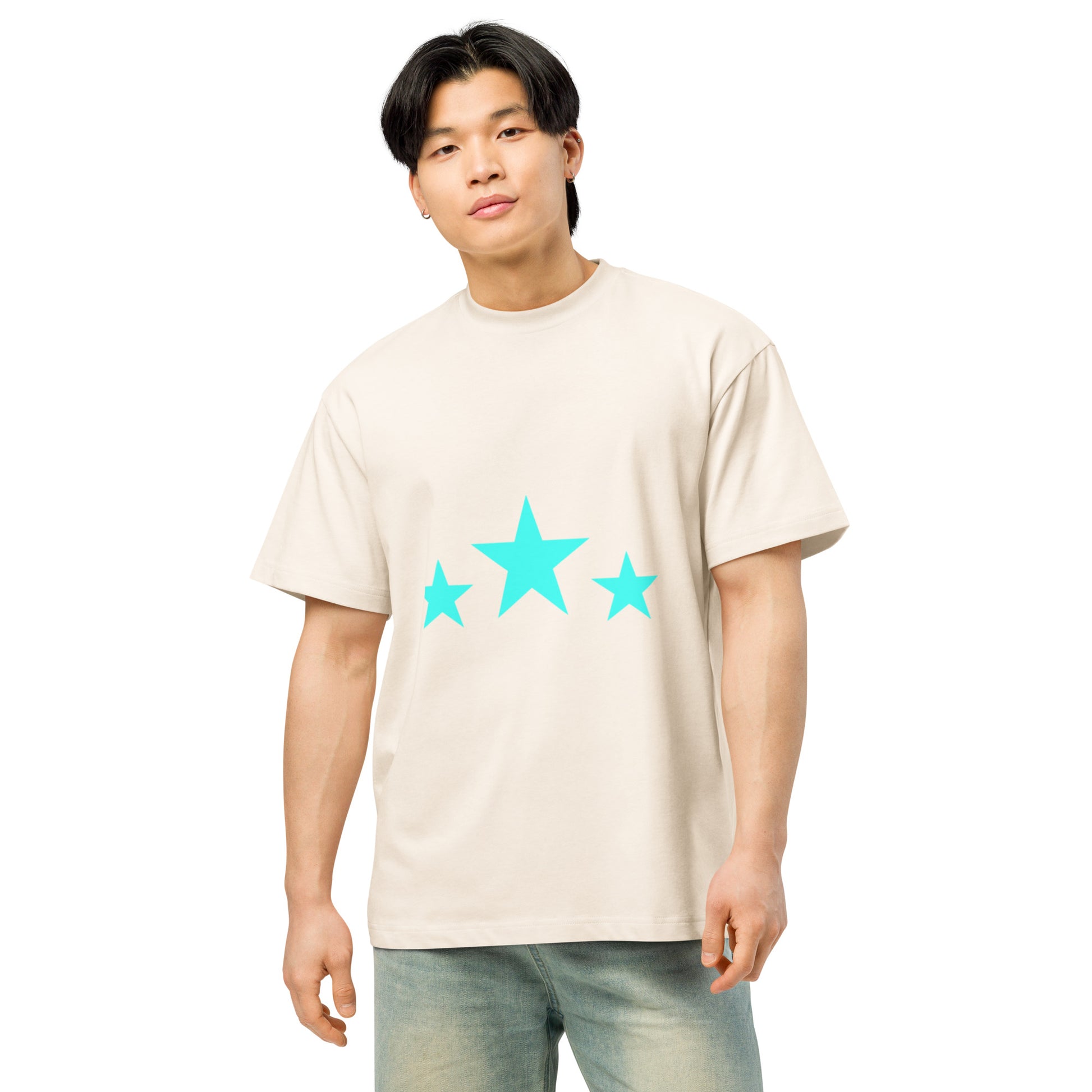 Men’s box tee.