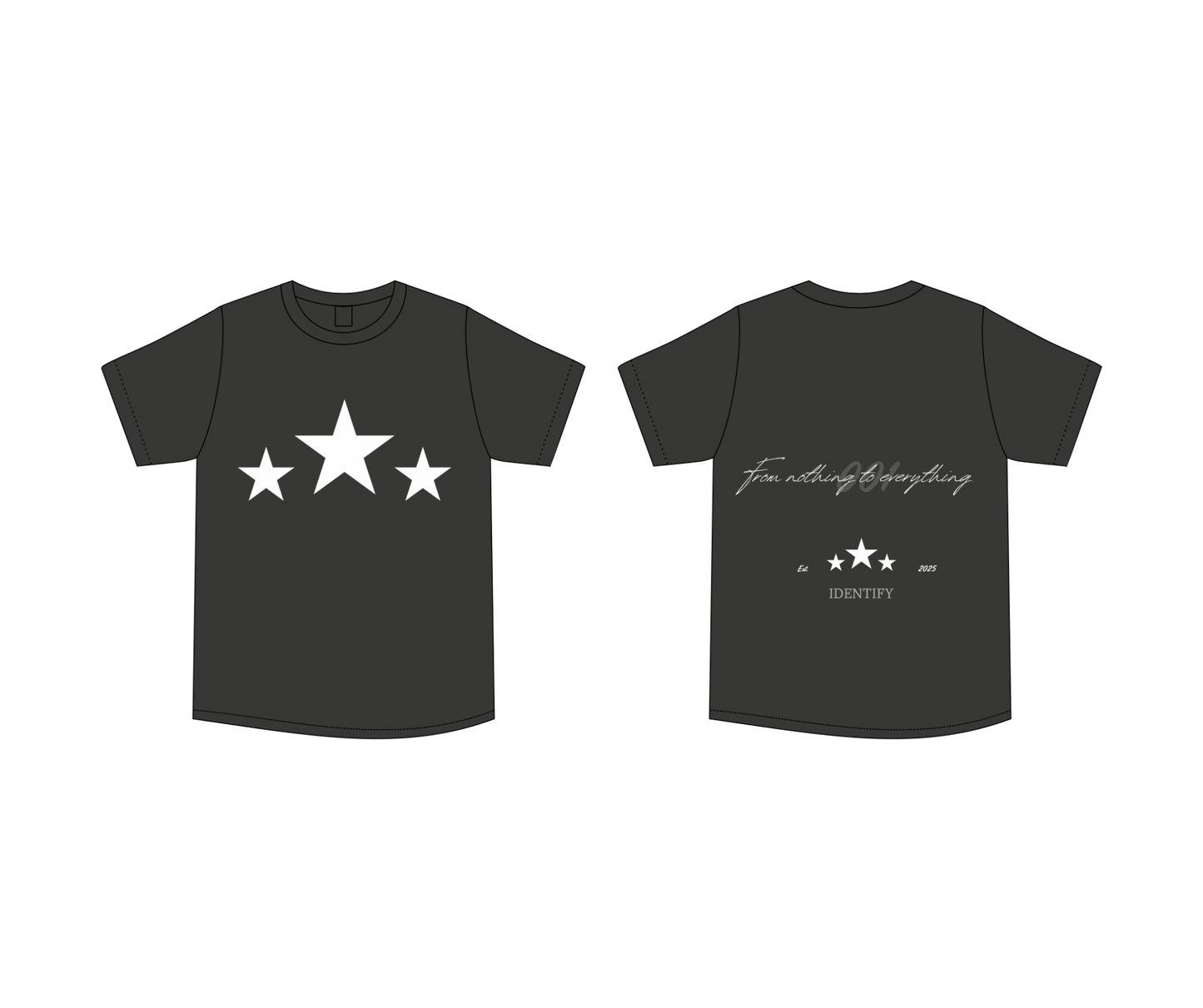 Men’s box tee.