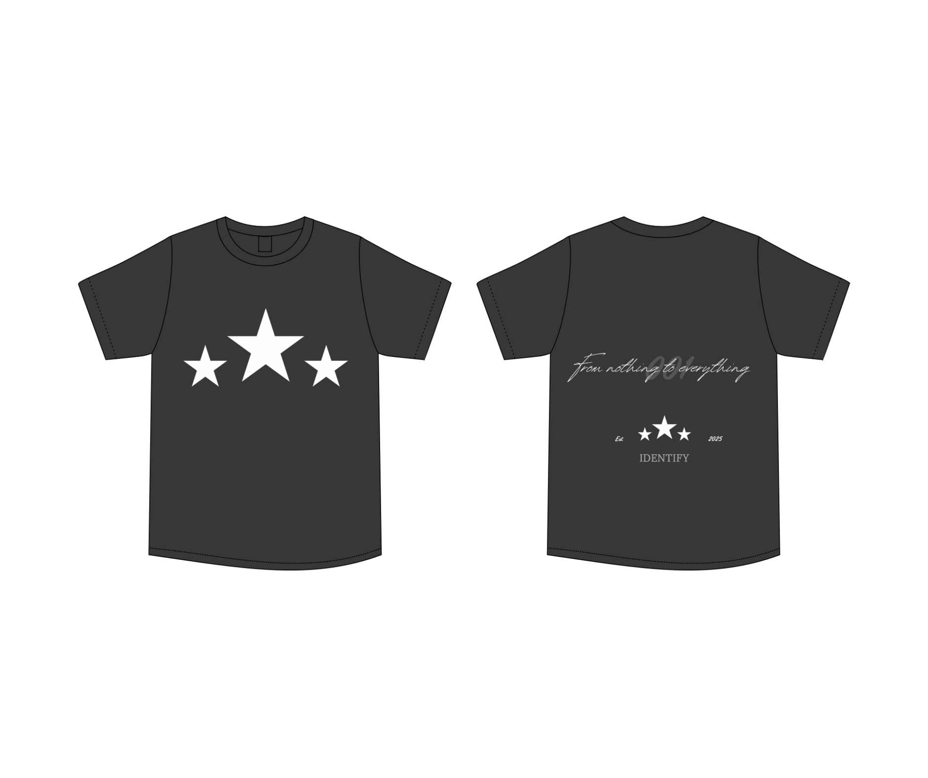 Men’s box tee.