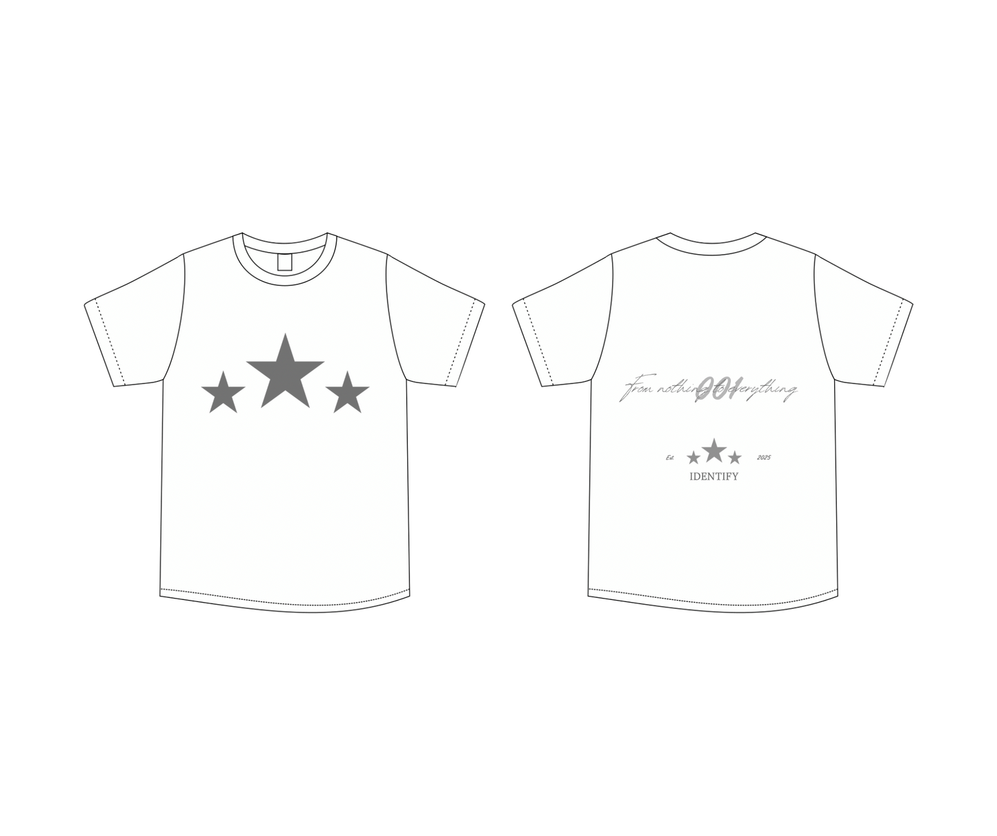 IDENTIFY ”001” T-SHIRT