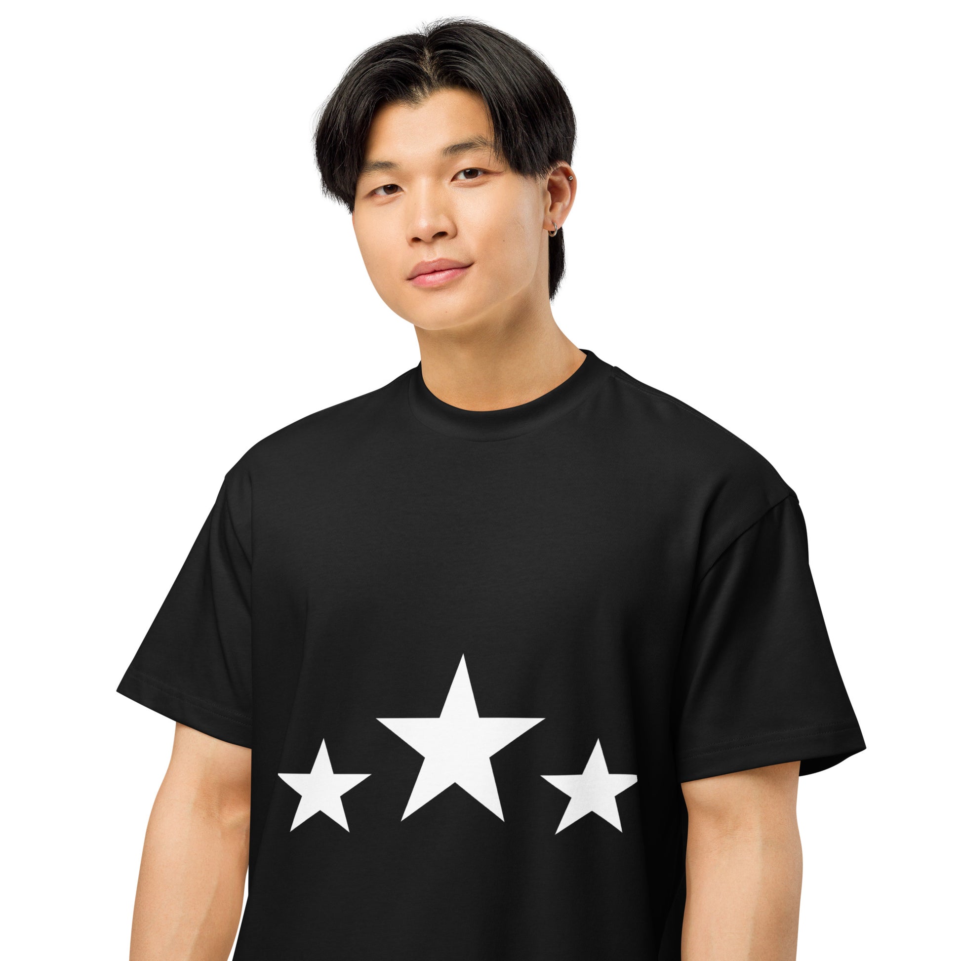 Men’s box tee.