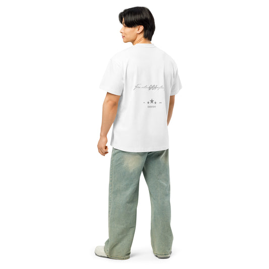 Men’s box tee.