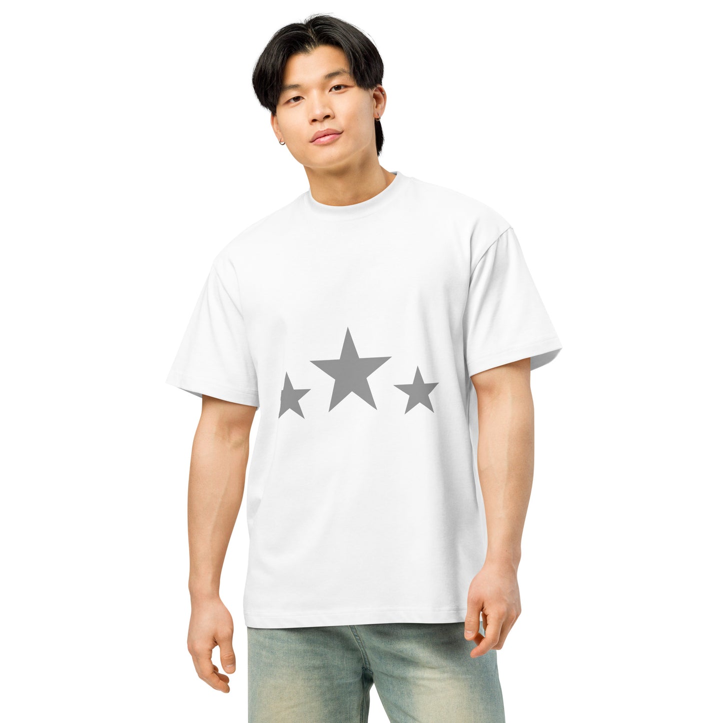 Men’s box tee.